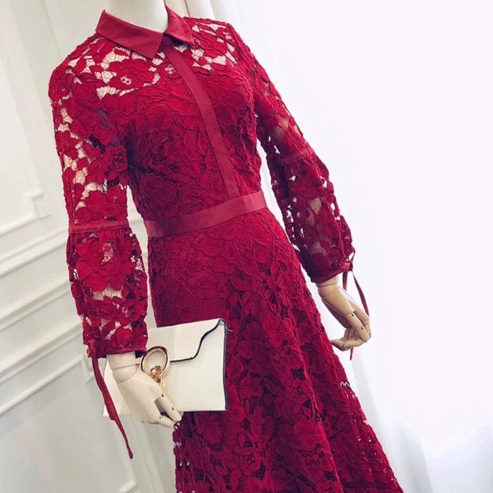 Red dress